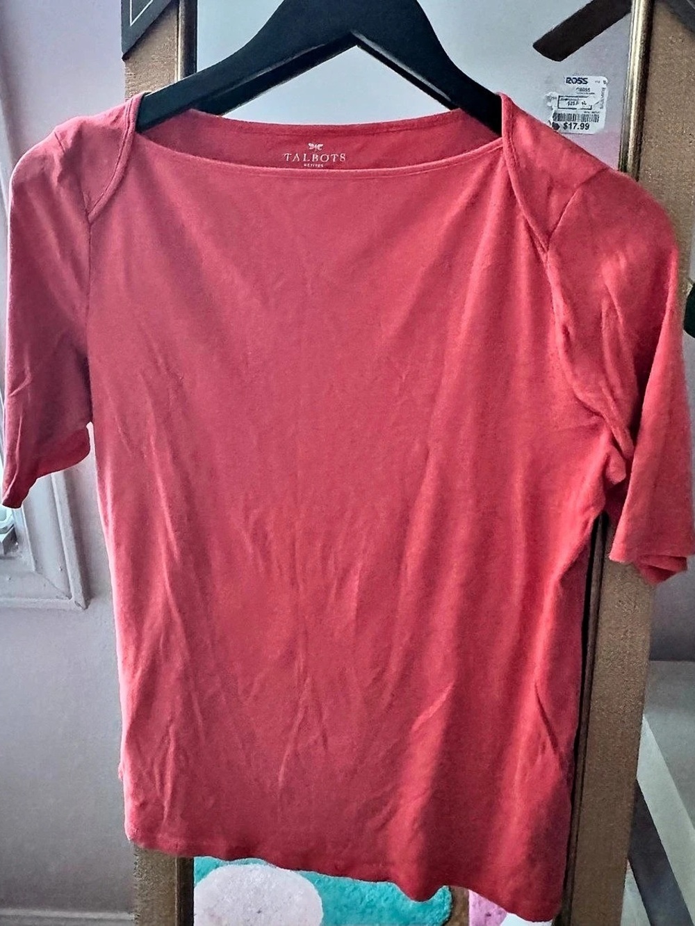 Talbots Short Sleeve Tee in Pink Like New
